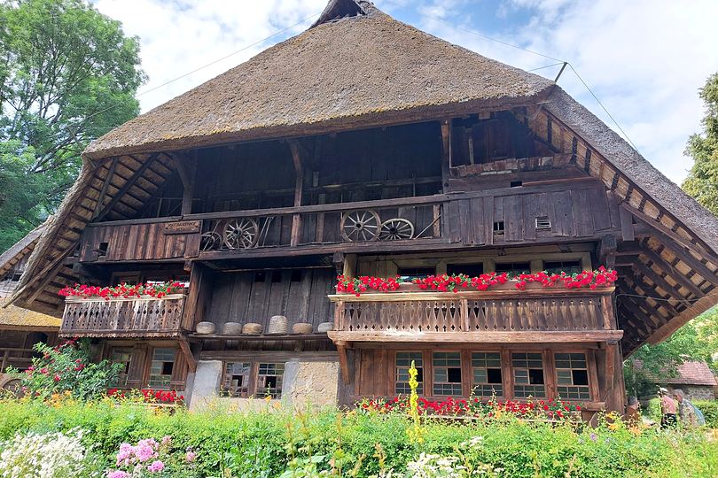 Black Forest, a farmhouse in bloom
