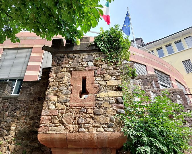 Freiburg, remains of the old city walls