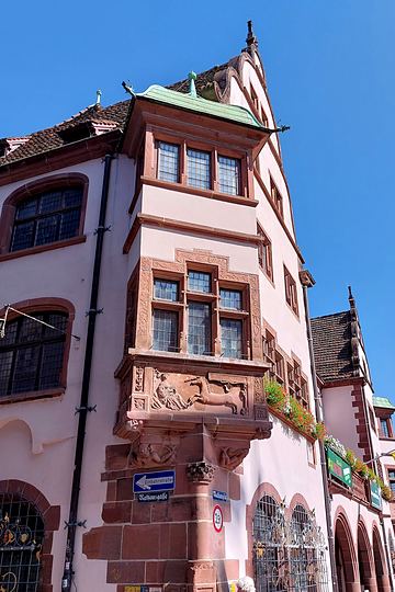 Freiburg, by the Town Hall