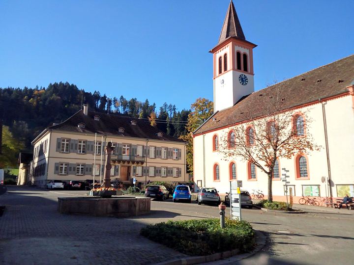 Sulzburg, the square and the church