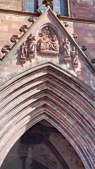 Freiburg, the Minster portal