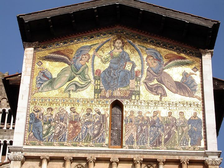 Lucca, the San Frediano mosaic