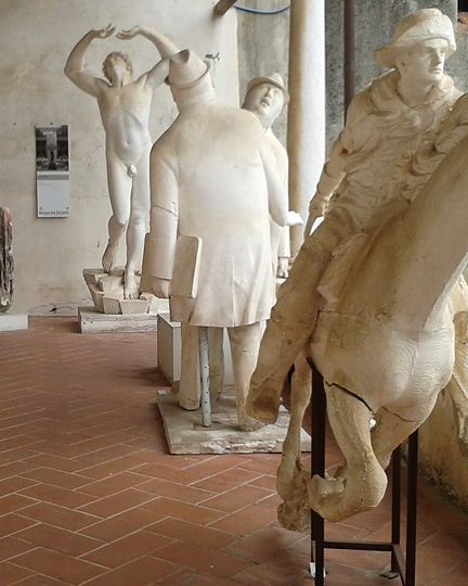 Pietrasanta, plaster models